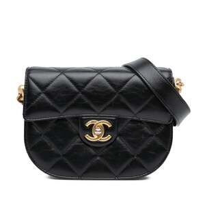 Chanel Moon Flap Messenger Bag Quilted #327370C37B